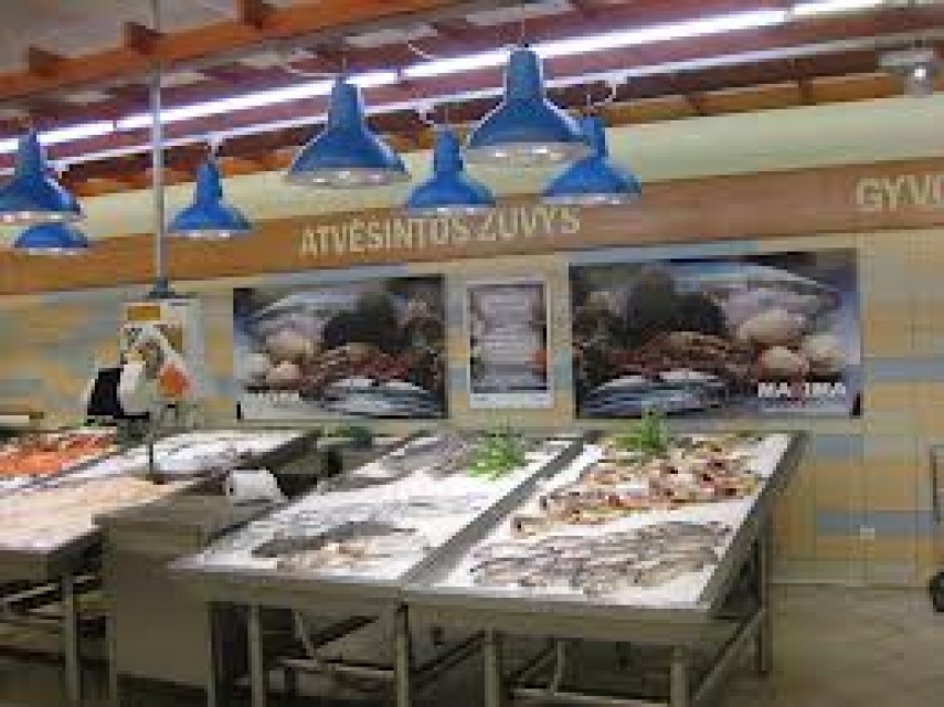 A supermarket in VIlnius, Lithuania's capital