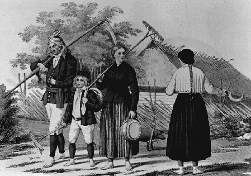 Estonian Swedes in the nineteenth century [Image: Creative Commons]