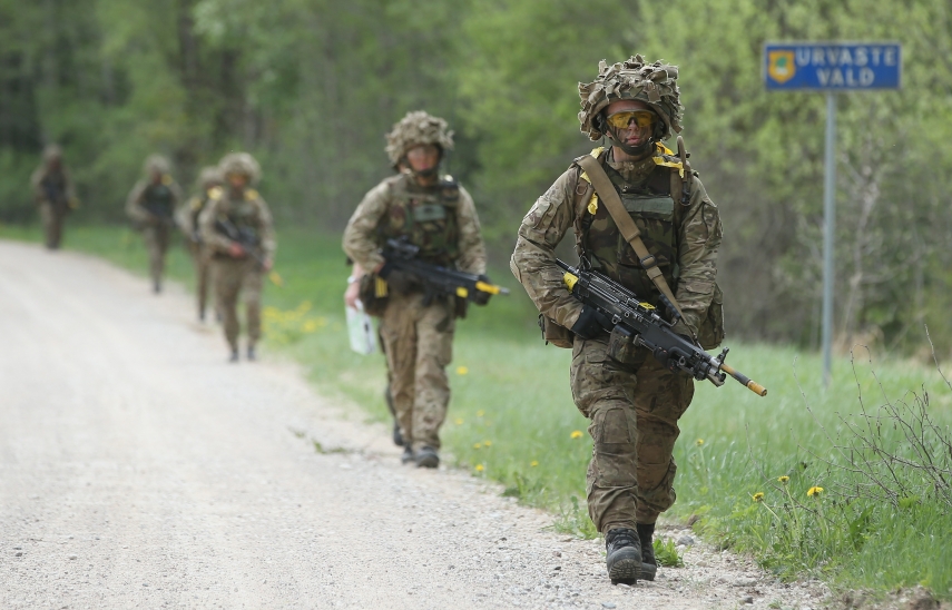 NATO troops on exercises in Estonia [Image: