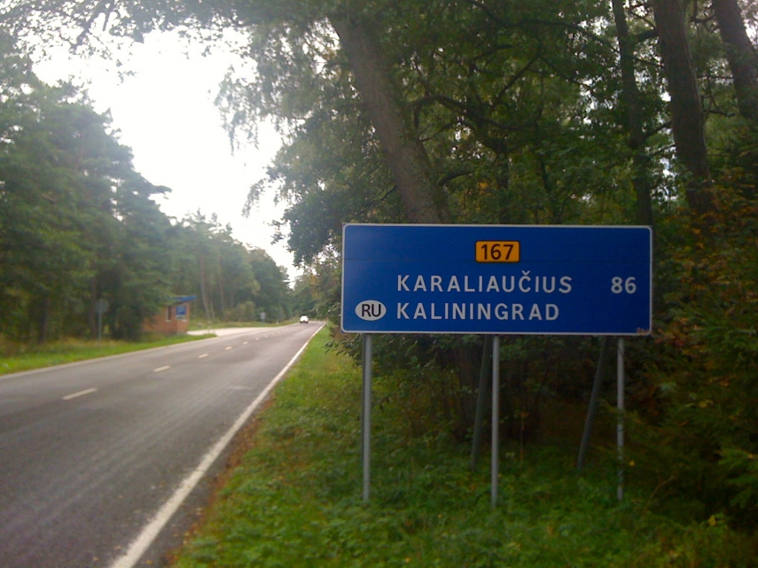 Lithuania shares a border with the Russian exclave of Kaliningrad