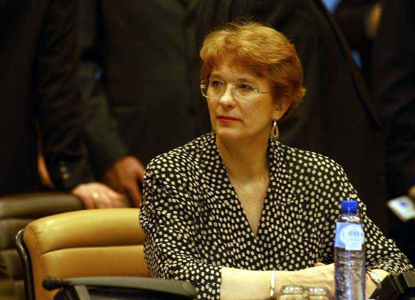 Sandra Kalniete, the Latvian MEP barred from entering Russia yesterday [Image: nato.int]