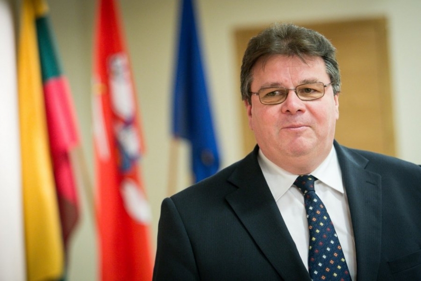Linas Linkevicius, Lithuania's Foreign Minister [Image: delfi.lt]