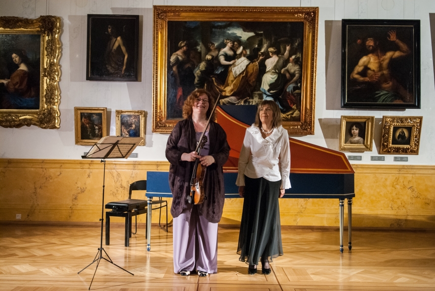 21 March in Riga, Art Museum “Riga Bourse”, celebrating the European Day of Early Music. Concert by Aina Kalnciema, the harpsichordist and Director of the Festival and Finnish violinist Sirkka – Liisa Kaakinen Pilch.