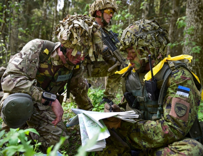 British and Estonian troops cooperating during the NATO Steadfast Javelin exercise last year [Image: stripes.com]