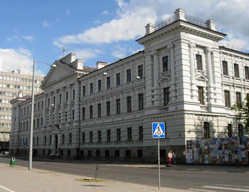 Former KGB building in Vilnius [Image: Creative Commons]
