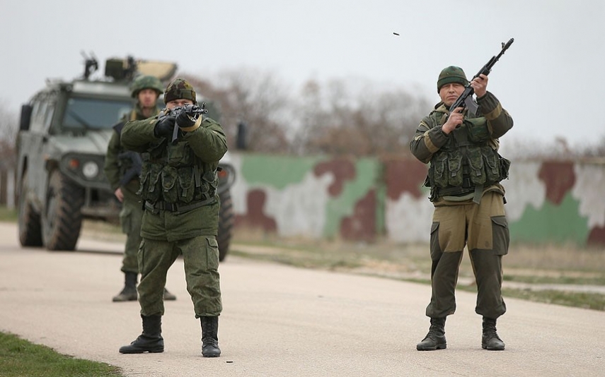 Pro-Russian separatists in Ukraine [Image: Telegraph.co.uk]