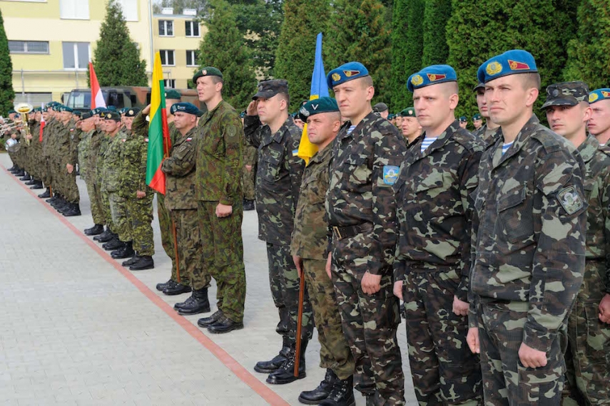 Soldiers from the Lithuanian, Ukrainian and Polish armies [Image: Flickr.com]