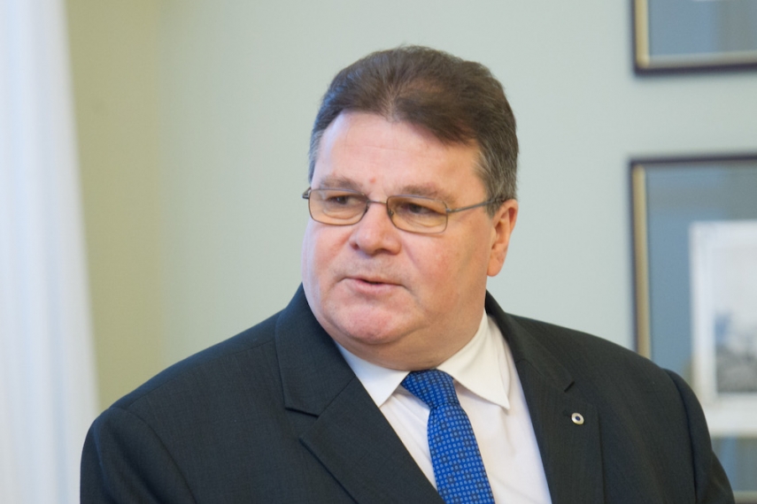 Lithuania's Foreign Minister Linas Linkevicius [Image: diena.lt]