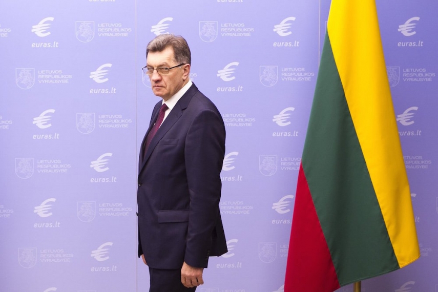 Lithuanian Prime Minister Butkevicius met with his Palestinian counterpart on Monday September 7 [Image: 15min.lt]