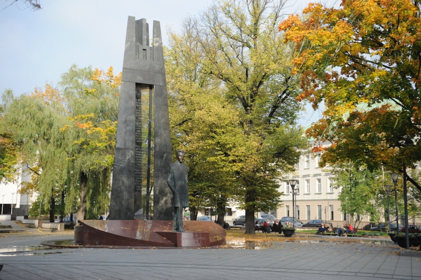 Vinco Kudirko Square, where the protest will take place [Image: Kauno Diena]