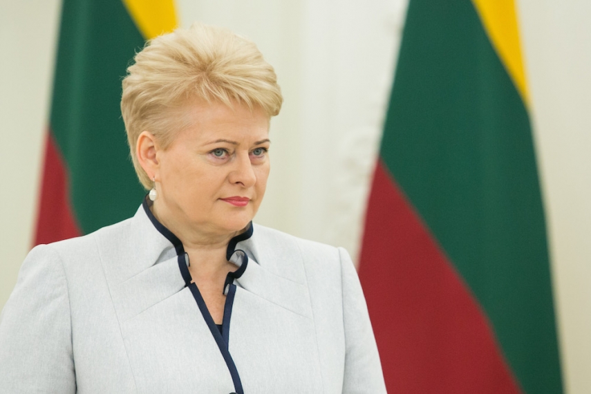 President Grybauskaite has agreed Lithuania should accept over 1,000 by 2017 [Image: linava.lt]