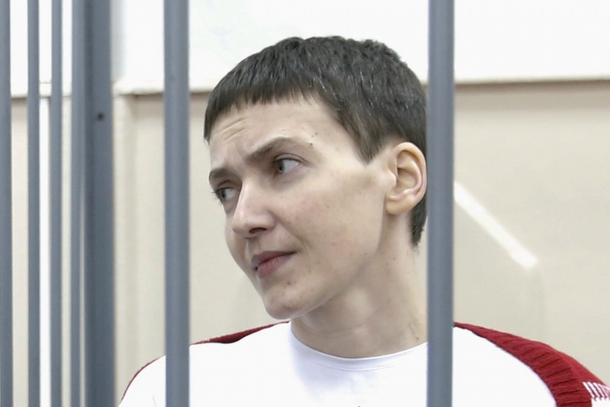 Imprisoned Ukrainian Air Force Pilot, Nadiya Savchenko [Image: Newsweek.com]