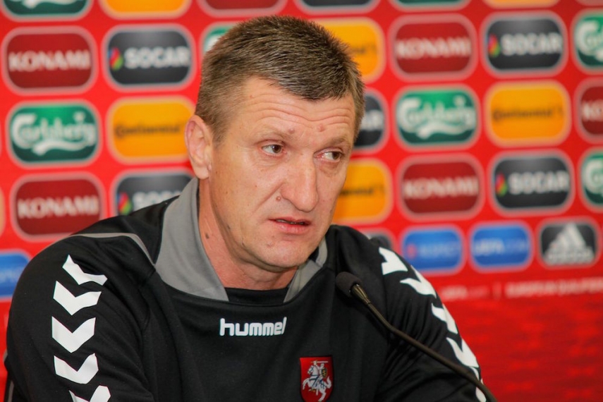 Lithuanian national football team coach Pankratjevas has resigned [Image: sportin.alfa.lt]