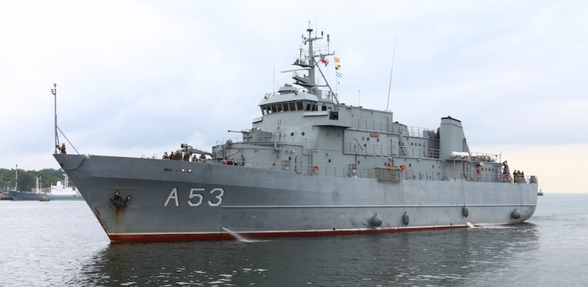A Latvian naval vessel [Image: Wiki Commons]