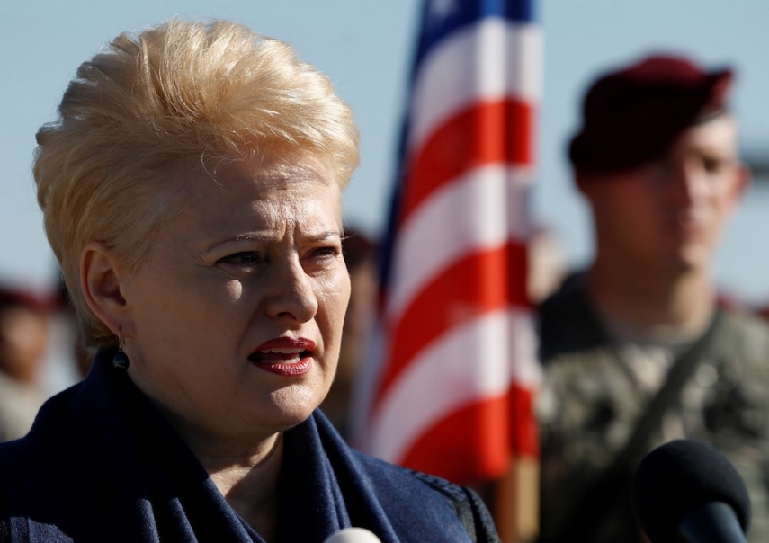 Lithuanian President Dalia Grybauskaite - too anti-Russian? [Image: TSN.ua]
