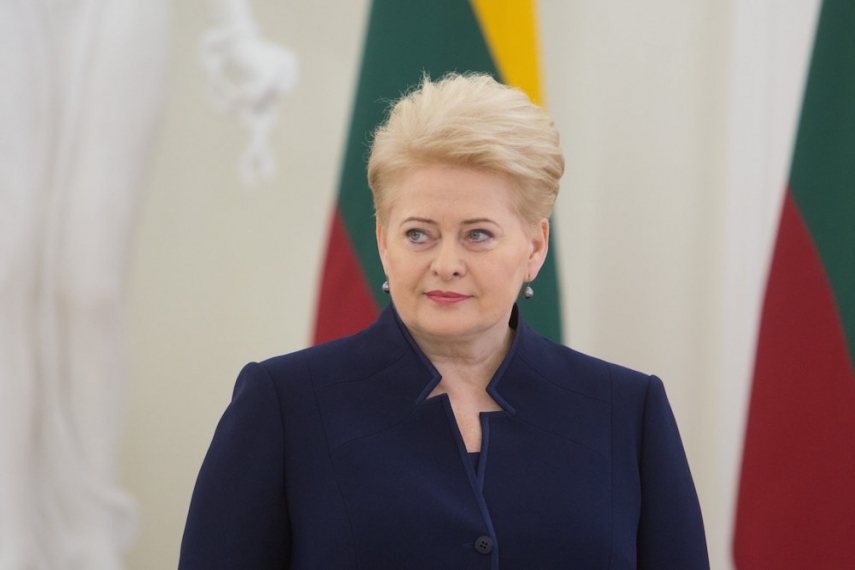 Dalia Grybauskaite [Image: 15min.lt]