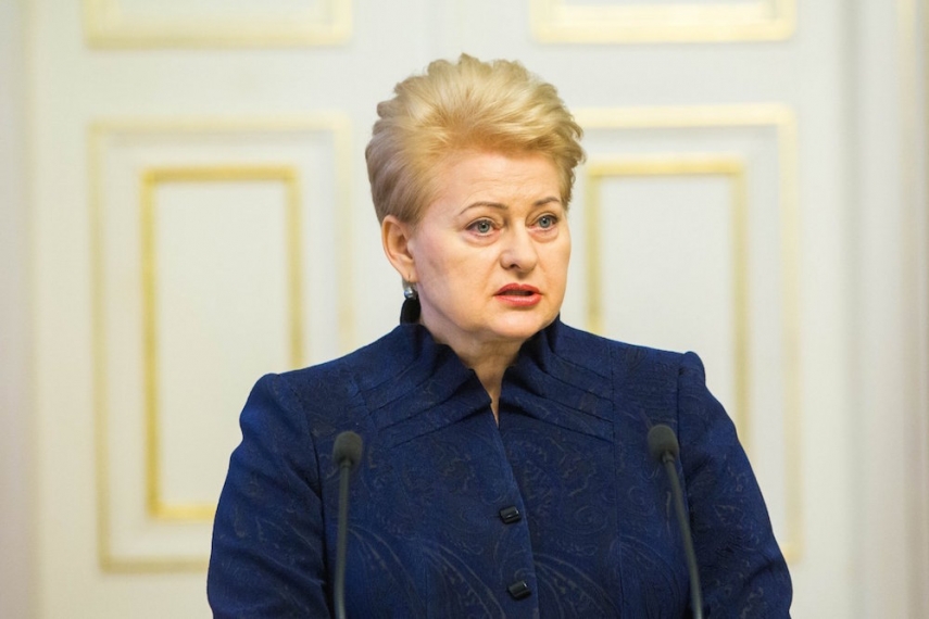 Lithuanian President Dalia Grybauskaite [Image: DELFI.lt]