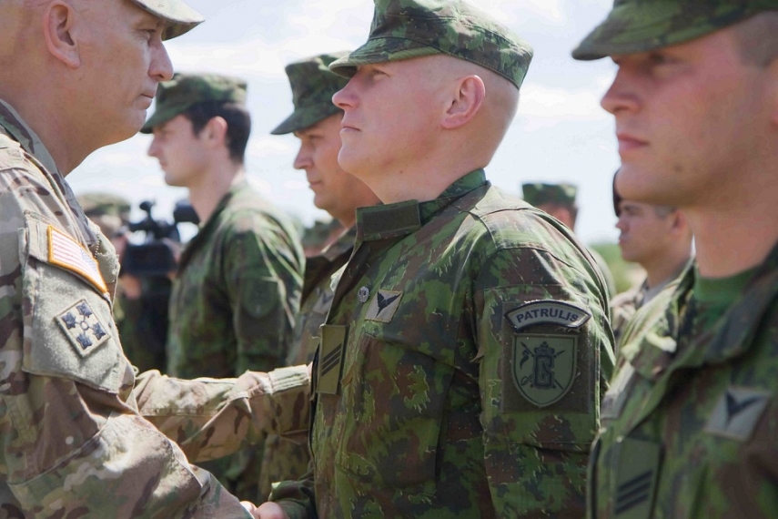 US Army Chief of Staff visits Lithuanian troops