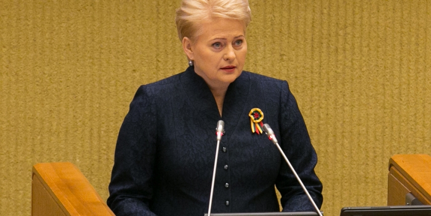 Dalia Grybauskaite [Saeima]
