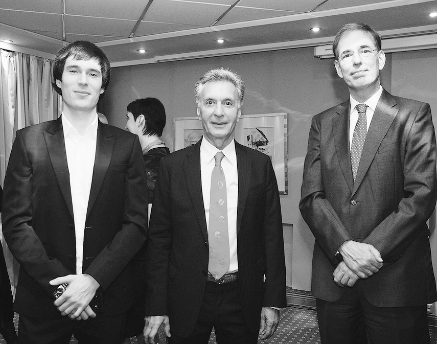 Mansur Abdulmuslimov, CEO of AB Holding, Hamid Ladjevardi, Chairman of American Baltic Investments, H.E. 3 Govert Jan Bijl de Vroe, Ambassador of the Netherlands to Latvia