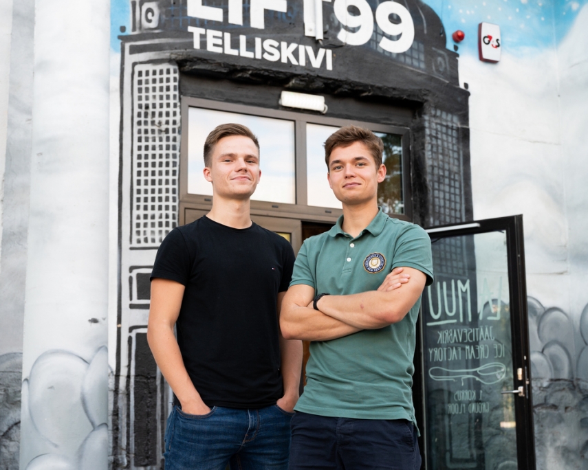 Photo: Markus Meresma (on the left) and Gregor Mändma