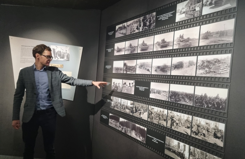 The upgraded exhibition “The End of the War in Kurzeme” opened in Ezere Customs House