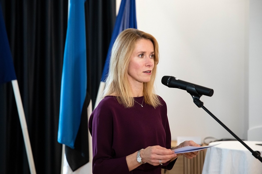 Estonian PM re Russia: Negotiations cannot be held at gunpoint