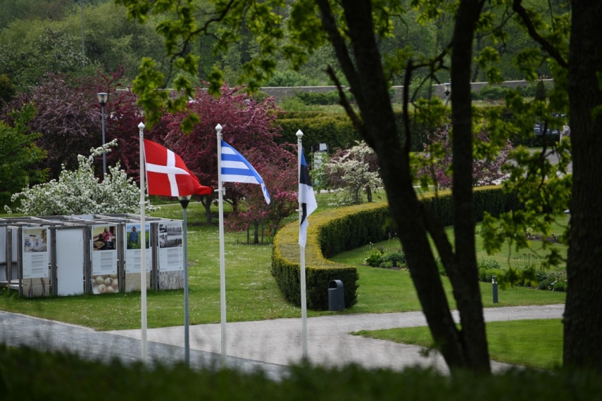 June is the month of Denmark in the Tallinn Botanic Garden
