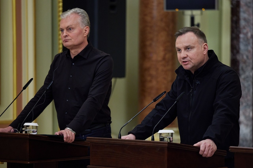 Poland-Lithuania unity is bad news for aggressor – Nauseda in Suwalki gap