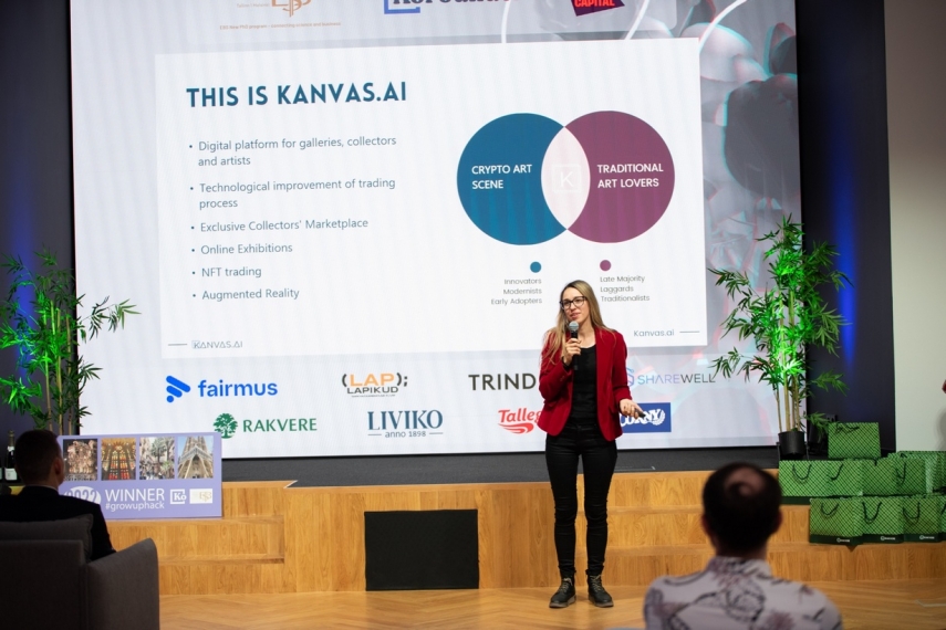 Photo: Kanvas.ai co-founder and CEO Astrid Laupmaa