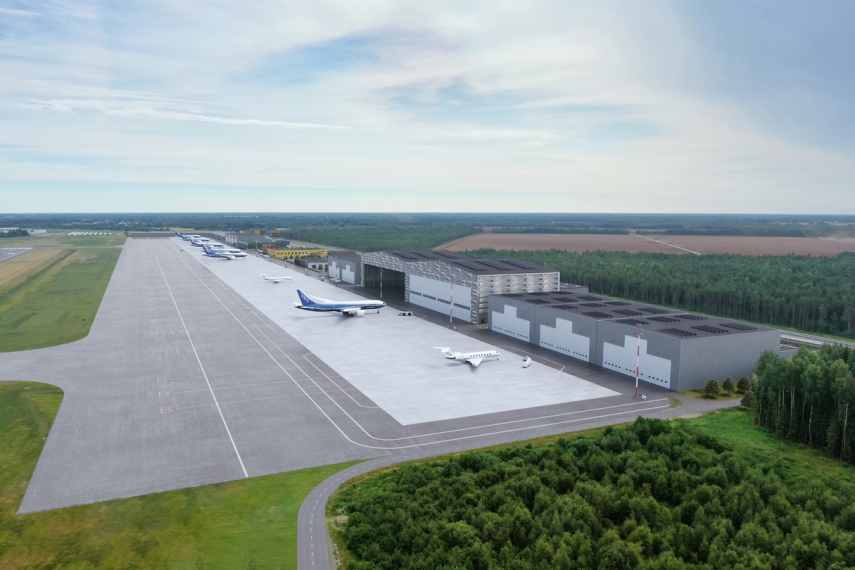 A large DHL logistics complex will be built in the southern area of Tallinn Airport