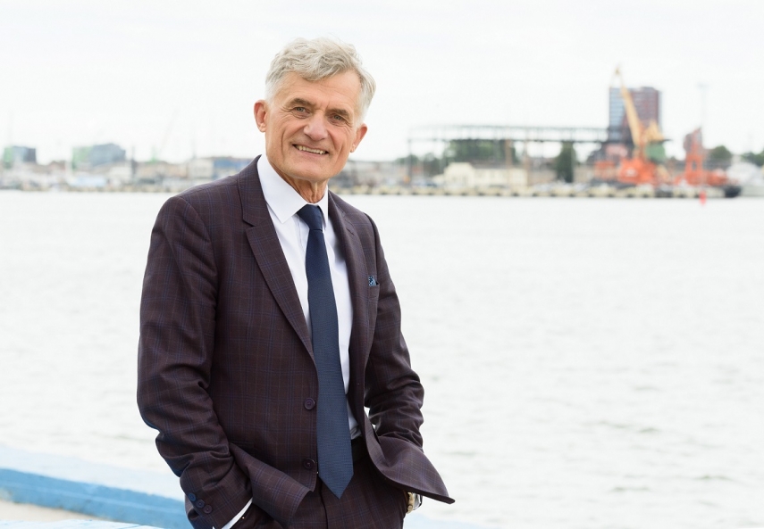 Photo: Algis Latakas, the CEO of the Port of Klaipeda