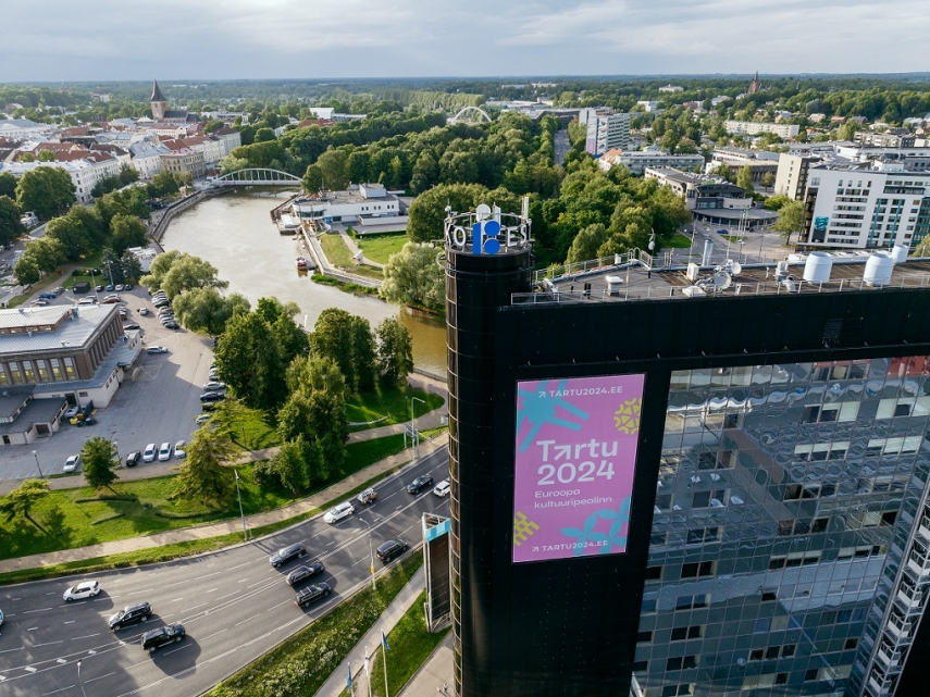 Photo: Tartu City center view (by Maanus Kullamaa)