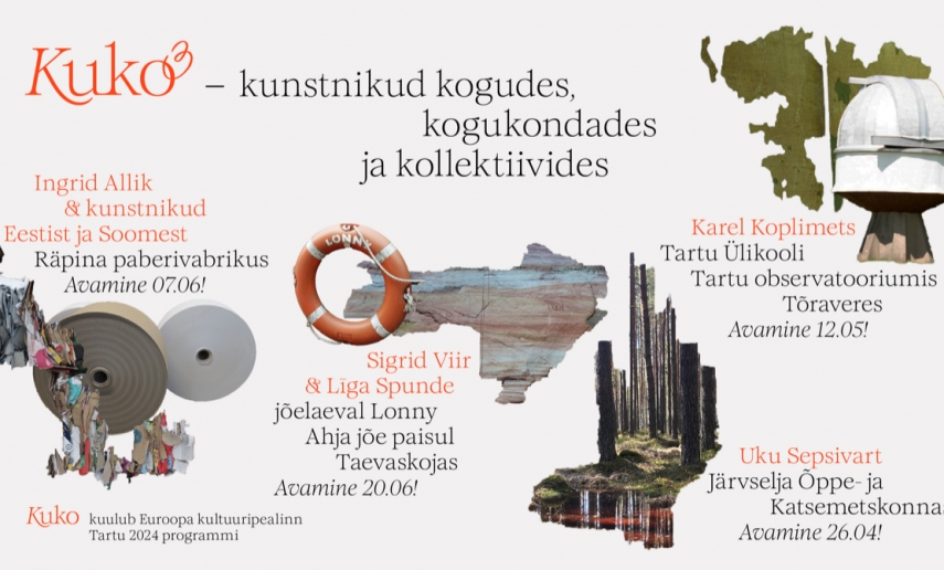 Art project ArCo3 reveals the opening dates of its projects in southern Estonia