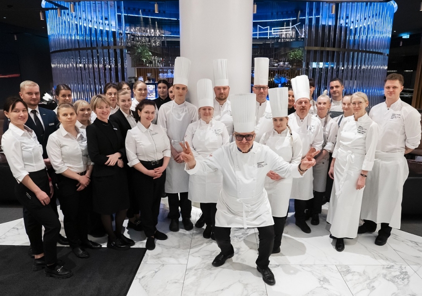Team Estonia competing at the Culinary Olympics
