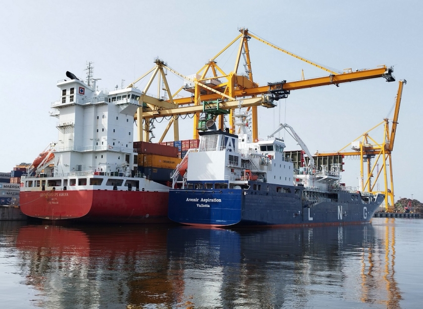 The First LNG Bunkering Operation Performed at Klaipeda Port, Lithuania