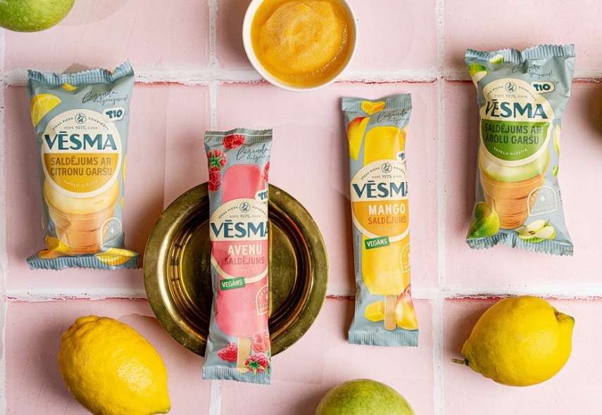 Retro ice cream Vēsma reborn with new and vegan-friendly flavors; investment exceeds 40,000 euros