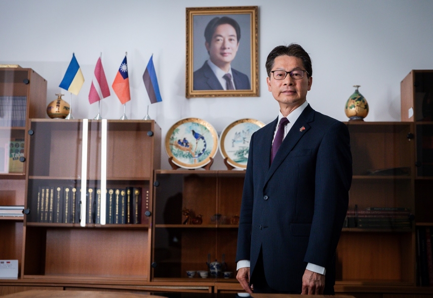 Photo: Ambassador Andrew H.C. Lee, Representative of Taipei Mission in the Republic of Latvia