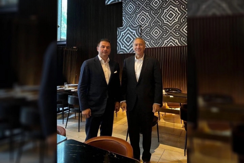 Photo: Gediminas Ziemelis, Chairman of the Board at Avia Solutions Group, recently met with Mike Pompeo, former U.S. Secretary of State who now serves as the Executive Chairman of Impact Investments, in New York