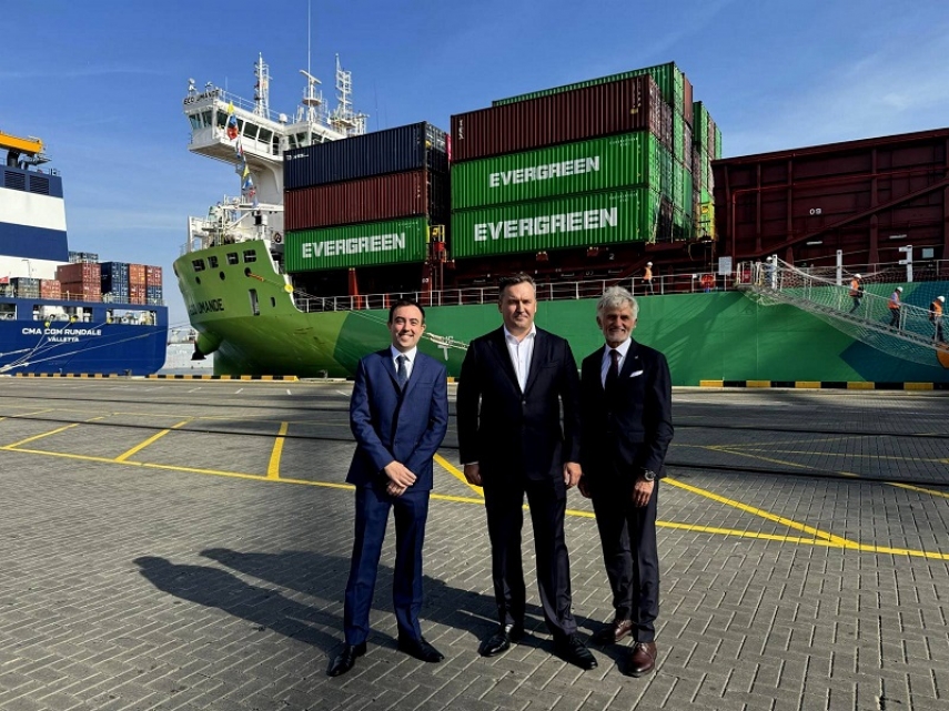 At the Port of Klaipėda Begins A New Era of Sustainable Shipping: The First Green Shipping Route Launched