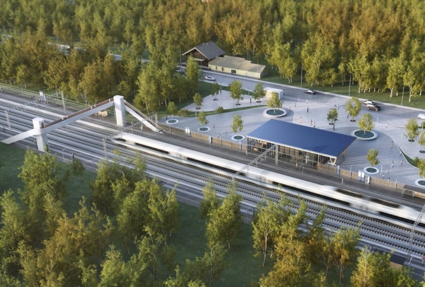 7 regional stations and stops foreseen in the Rail Baltica section Kaunas-Latvian border as approved by the Government