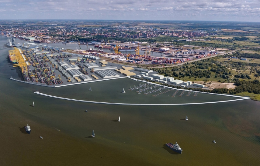 New territory created in Klaipėda port – for investors and water sports enthusiasts