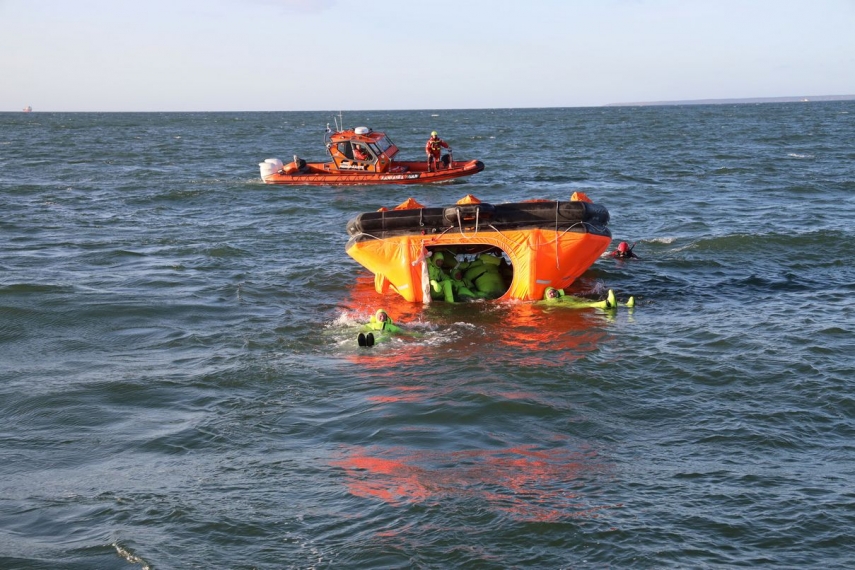 Tallink Silja Line's instructors participated in the first-ever full-scale sea rescue joint exercise with the Estonian Police and Border Guard Board and Tallinn SAR volunteer sea rescuers