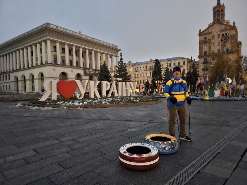 Already tomorrow, a Latvian serviceman begins his journey to the South Pole to collect donations for Ukraine