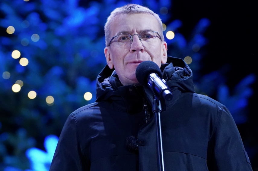 Latvian President in his New Year's address calls on people to take lives in their own hands