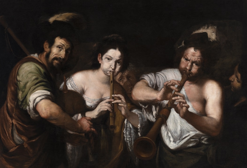 Photo: Studio of Bernardo Strozzi. The Concert. Ca. 1635. Oil on canvas. Art Museum of Estonia (by Stanislav Stepashko)