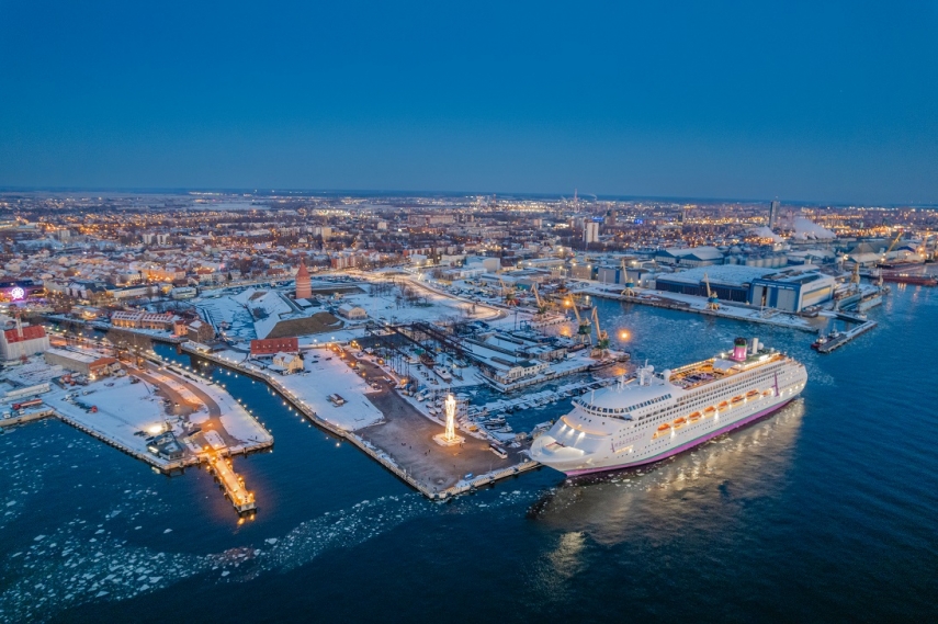 Record-breaking early start - Klaipėda Port welcomed the first cruise ship of the 2025 season