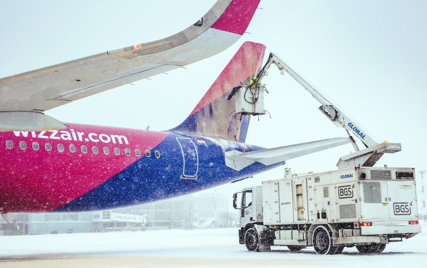 The unique de-icing procedure: unexpected facts and equipment, costing €1 million