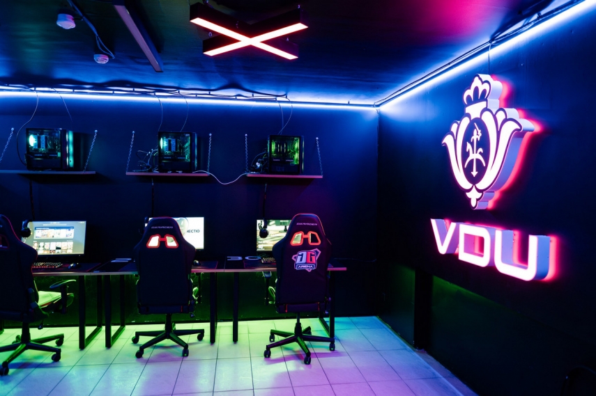 VMU opened the first public university esports space in Lithuania