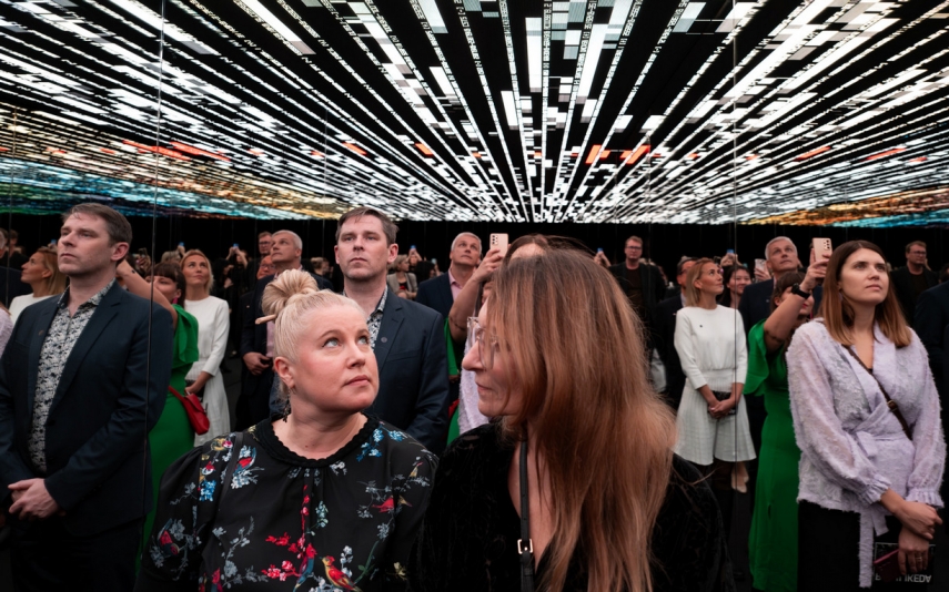 Ryoji Ikeda's exhibition attracted nearly 35,000 visitors to the Estonian National Museum